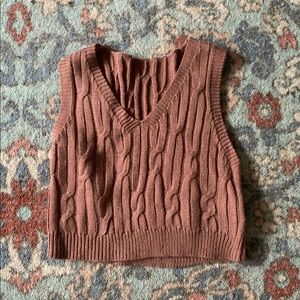 Shein Cropped Sweater Vest